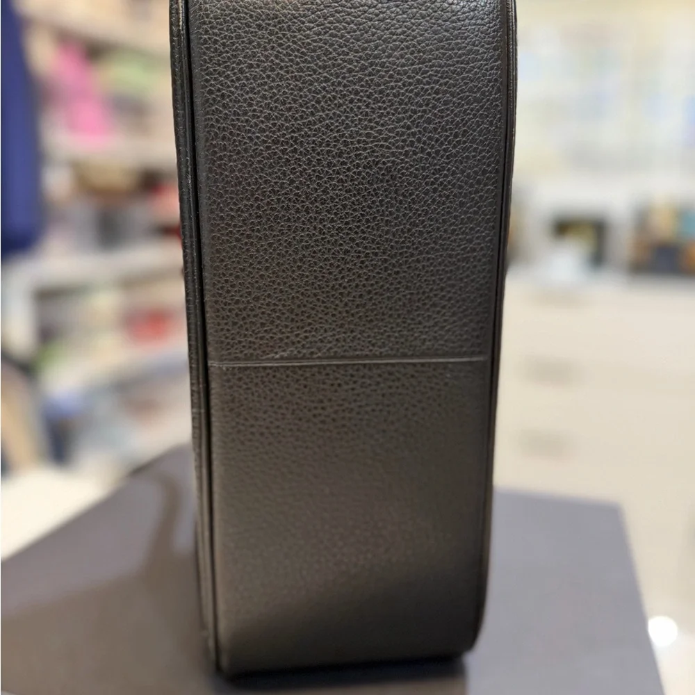 Burberry Black Leather Nova Check Mini Boston Bag - 32cm - Picture 8 of 12